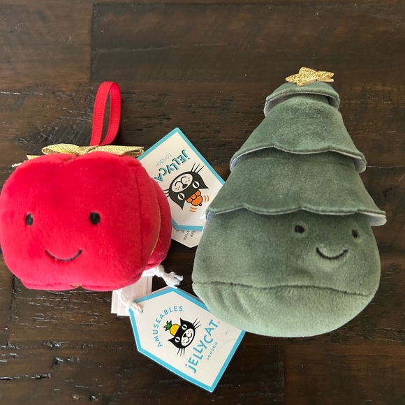 Red and Green Plush Jelly Cat NWT - Picture 7 of 7